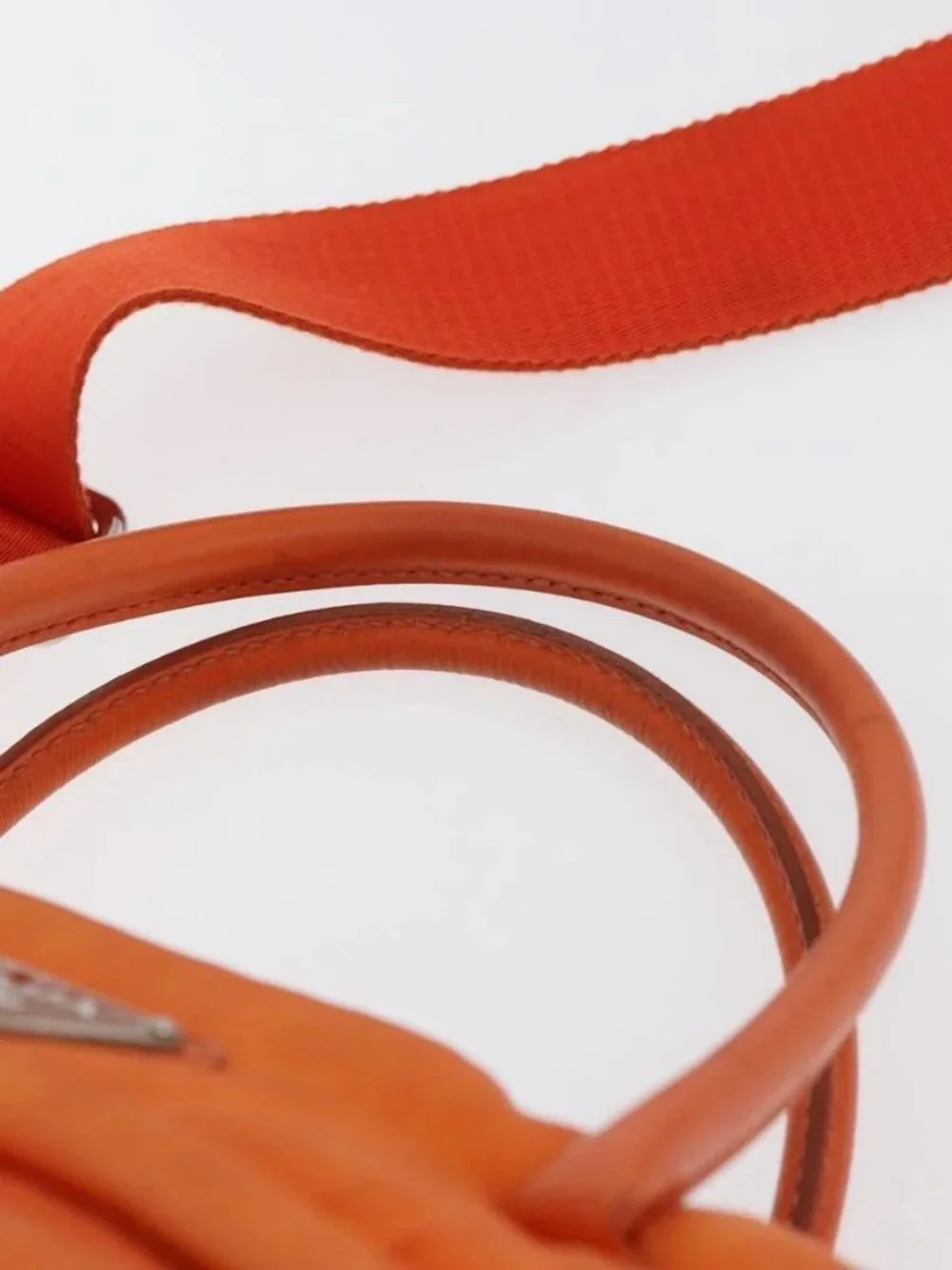 Prada brand	prada color	orange